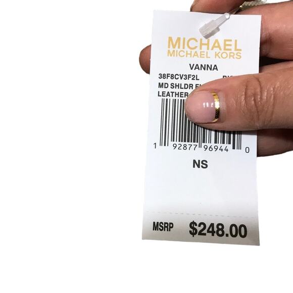 NWT Michael Kors Tan Leather Purse - Picture 4 of 5